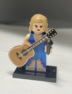 Custom Taylor Swift Eras Tour Midnights Blue Dress Minifigure