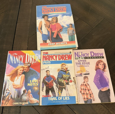 Nancy Drew Mystery 4 book Nancy Drew Files - Deep Secrets, 36, 53, & 109