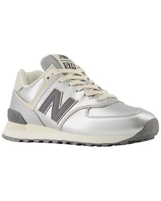New Balance 574 Suede-Trim Sneaker Women's  5