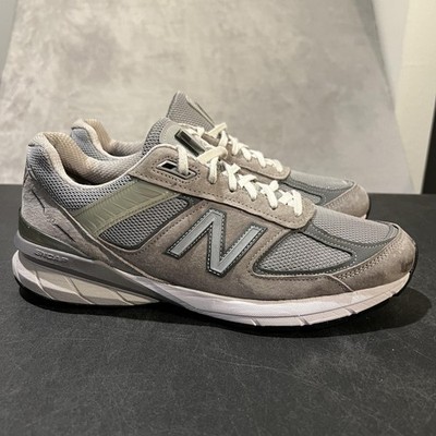 New Balance 990v5 Shoes Mens 8 2E 10 D Gray Made in USA Running M990GL5 *Sizing* New Balance 990v5 Gray Running Shoes Men main image 4