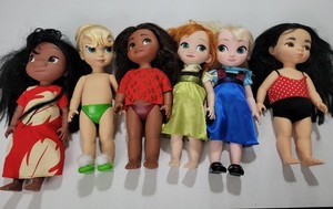 Disney Princess  16" doll lot Elsa  Anna Lilo Tinkerbell Dolls  16"