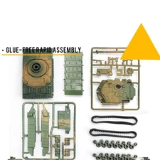 6Pcs Armored Vehicle Model Kit DIY Assembly 1:144 Scale Toys for Kids