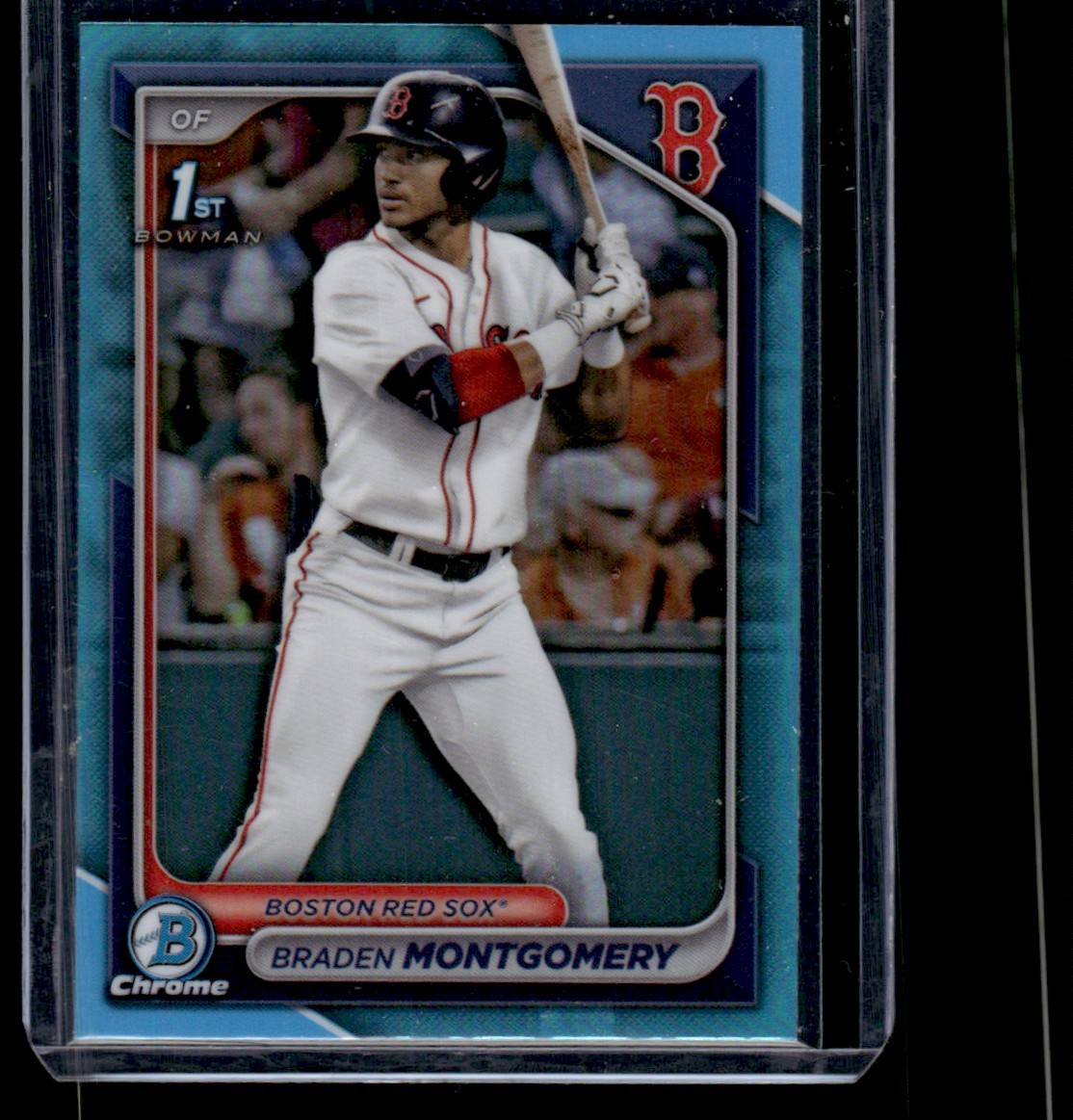 BRADEN MONTGOMERY 2024 BOWMAN DRAFT CHROME SKY BLUE REFRACTOR #BDC-58