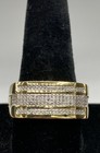 UD 925 Sterling Silver Melee Diamond Size 10.5 Ring 12.8 g — photo 1