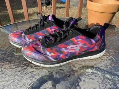 Sketchers Work Slip resistant EH Women s Sz 11 Multicolor Pre Owned