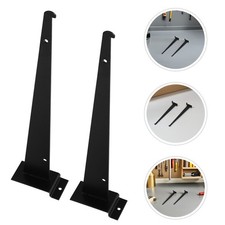 2 Pcs Board Wall Shelf Bracket Slatwall Heavy Duty Knife Braces Metal