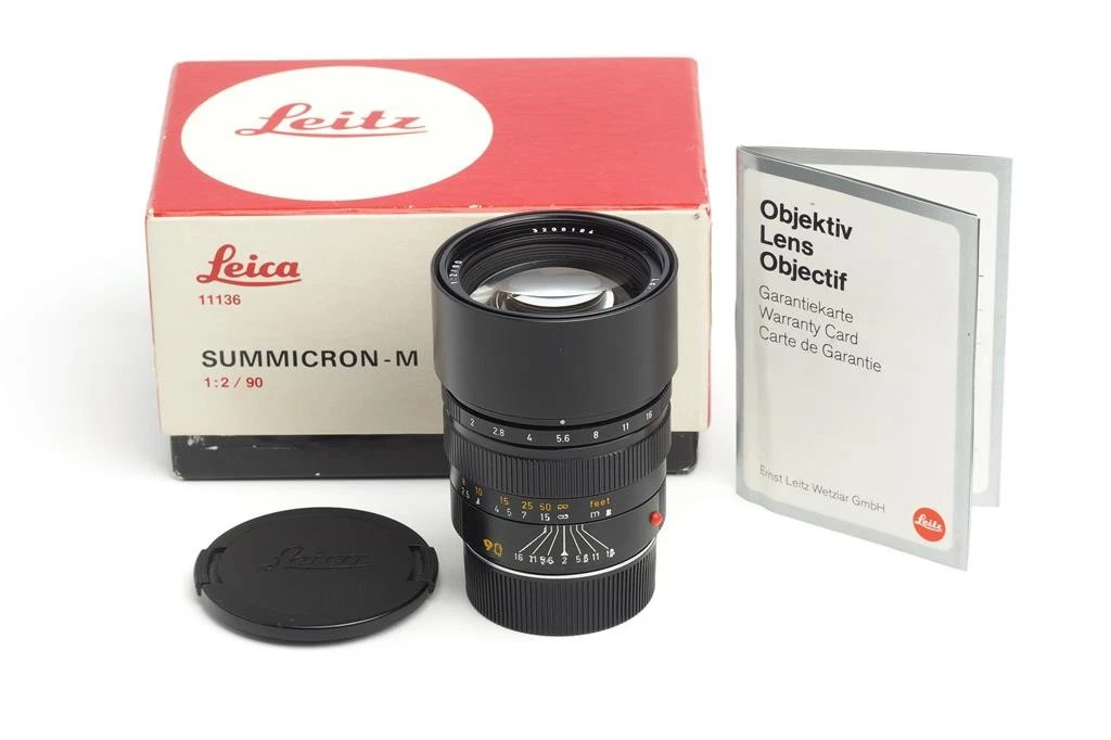 Leica SUMMICRON-M 90mm Focal f/2 Camera Lenses for sale | eBay