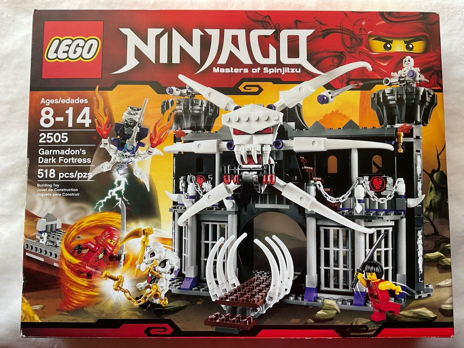 LEGO NINJAGO: Garmadon's Dark Fortress (2505) Sealed & Retired 2011 Pilot Season