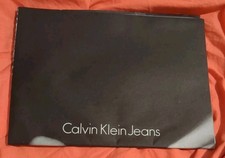CALVIN KLEIN JEANS Promo POSTER-BROCHURE 1990...