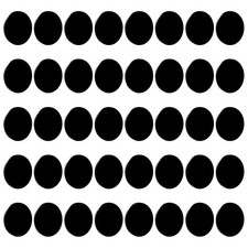 1box 40pcs Acrylic Flat Round Action Figure Display Bases Black 4x0.2cm