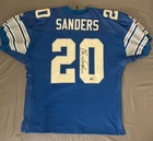 Barry Sanders Signed Detroit Lions Jersey Autographed JSA Certified Auto-NFL HOF