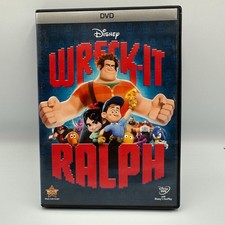 Wreck It Ralph DVD 2012 Disney Animated Movie PG Region 1 Case  Disc Included