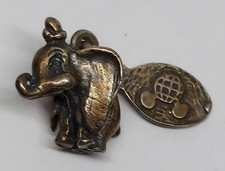 Dumbo Elephant Walt Disney Vintage Sterling Silver 3D Charm