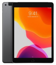 Apple iPad 7th Gen 2019 10.2" A2200 Unlocked 128GB Space Gray Good