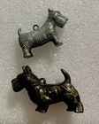 2 Small Vintage Metal Scottie Dogs - One Marked 1935 — photo 2