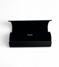 Prada Glasses Sunglasses Case Hard Magnetic Closure Black Velvet Lined