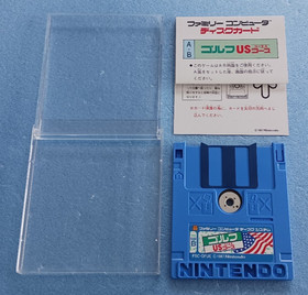 Golf US Course with Manual (+stickers) Nintendo Famicom Disk system Japan import