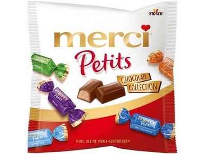 3 x Storck Merci Petits CHOCOLATE COLLECTION - Bag 3 x 125g / 4.4oz