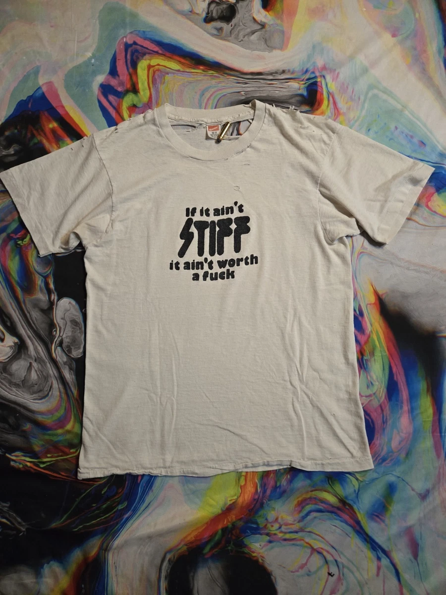 Preços baixos em Camiseta stiff Records em Camisetas Vintage