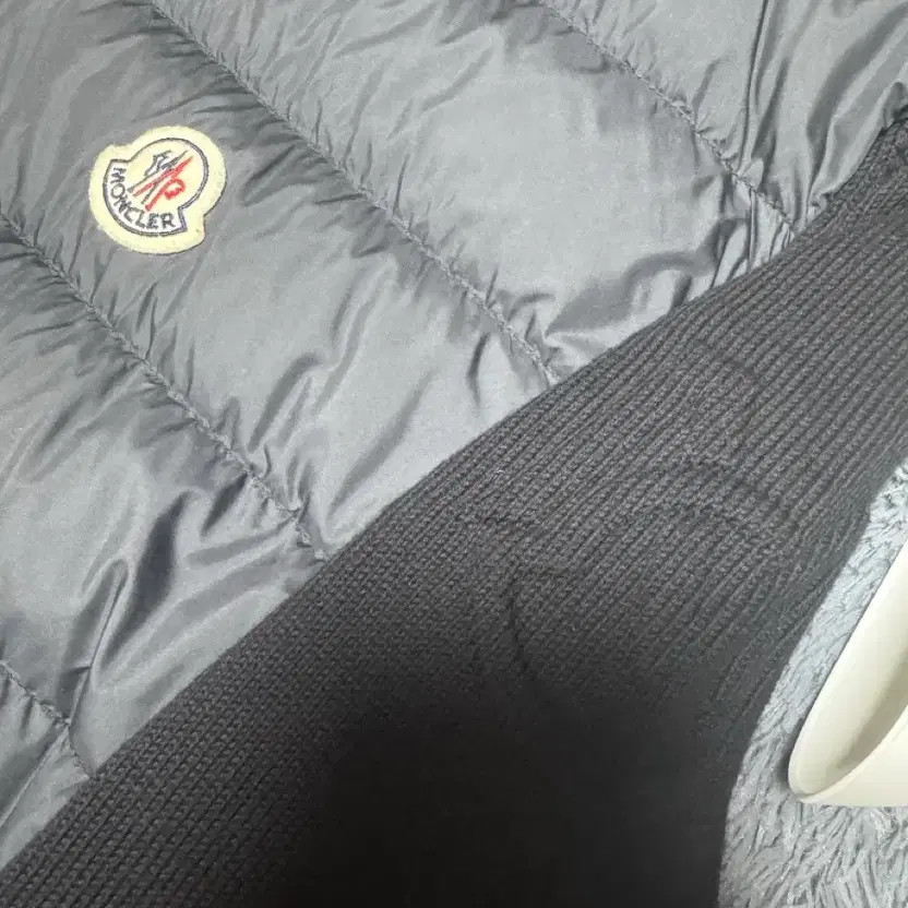 Moncler Knit Padded Black Down Jacket, 2XL, Excellent Condition thumbnail 3