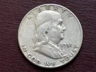 1951 FRANKLIN HALF DOLLAR 90% SILVER .50¢ UNITED STATES   (A203)