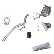 Auspuff Mittelrohr Endtopf Mercedes E200/220 - W211 S211 2.2 CDi + Montagesatz