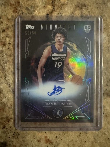 2025 Topps Midnight Joan Beringer RC Auto 50/50 Rookie Autograph Timberwolves