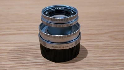 レンズ(単焦点) Leica elmar-M E39 50mm f2.8 elmar NEAR MINT