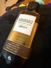 Bath  Body Works HONORABLE Men  s 3-in-1 Hair, Face  Body Wash   10 oz   Rare