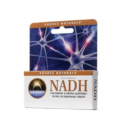 2 X Source Naturals NADH -- 20 mg - 30 Lozenges