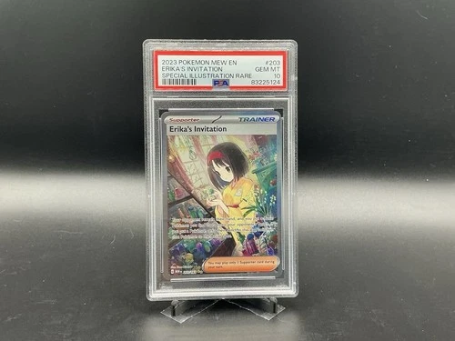 Pokemon 2023 Erika's Invitation 203/165 SIR SV 151 GEM MINT PSA 10 (1)