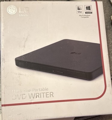 ** no wire ** damaged box LG Ultra Slim Portable DVD Writer 