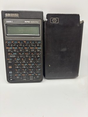 HP Hewlett Packard 32SII RPN Scientific Calculator w Case Untested Vintage