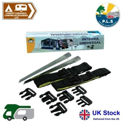 Wohnwagen Integra Vorzelt Storm 14-teilig Universal Schnalle Spanngurt Set BG500
