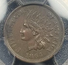 1864 "L" On Ribbon Indian Head Cent Penny 1c PCGS UNC Details Key Date