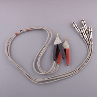 Test Tester Probe Lead Clip Cable Wire mit 4 BNC für LCR Meter Terminal Part