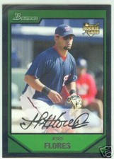 Jesus Flores  Washington Nationals 07 Bowman Draft R/C