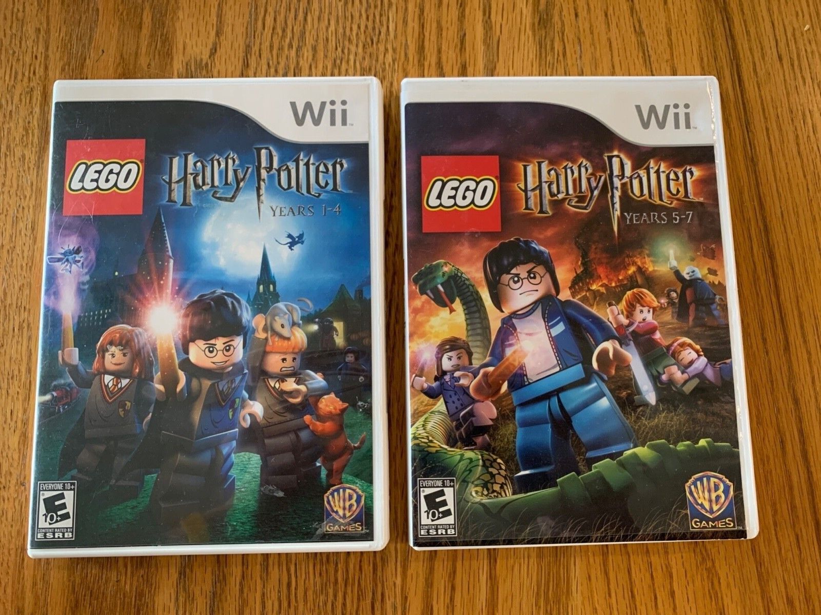 LEGO Harry Potter Years 1-4 and Years 5-7 (Nintendo Wii) With Manuals