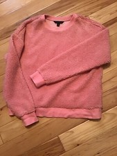 Women  s Banana Republic Pink Fuzzy Sweatshirt XS