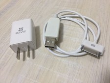 5V 1A Power Adapater  CUSTOM 12V 30Pin-USB Charging Cable Cord For iPod 4 Photo