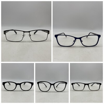 Lot of 5 pcs   Eyeglass Frames: Look Optic, Eddie Bauer & other