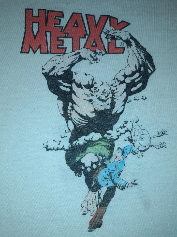 Camiseta True Vintage Años 70 80 HEAVY METAL Foto 3 de 4