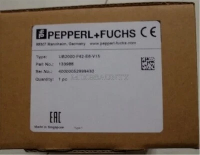 Ultrasonic Sensor 1Pc Pepperl+ Fuchs UB2000-F42-E6-V15 ly