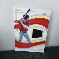 Jordan Lawlar # 2/10 Prospect Patch Panini 2023 Immaculate Baseball Card