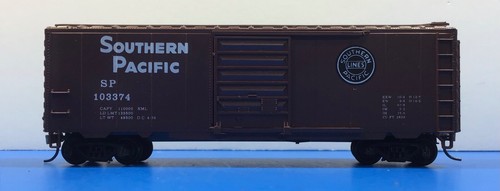 HO Scale "Southern Pacific Lines" 103374 40 Foot Freight Train Box Car / Con-Cor - Picture 9 of 12