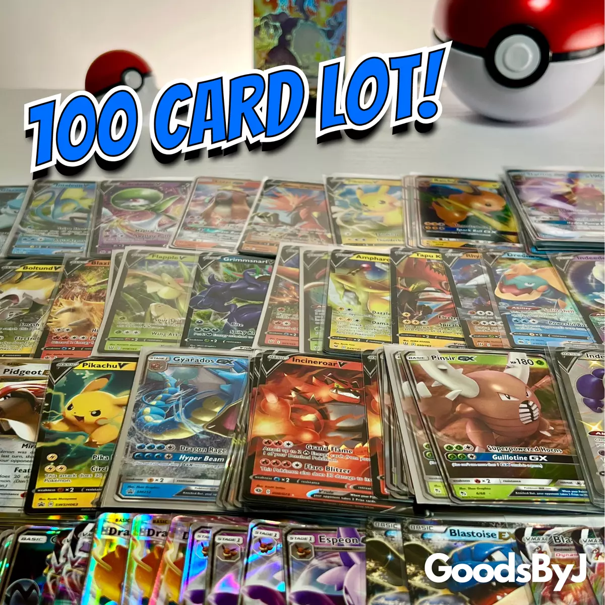 Lote de 100 Cartas + 1 Ultra Rara + 10 Foils/Reverse Raras