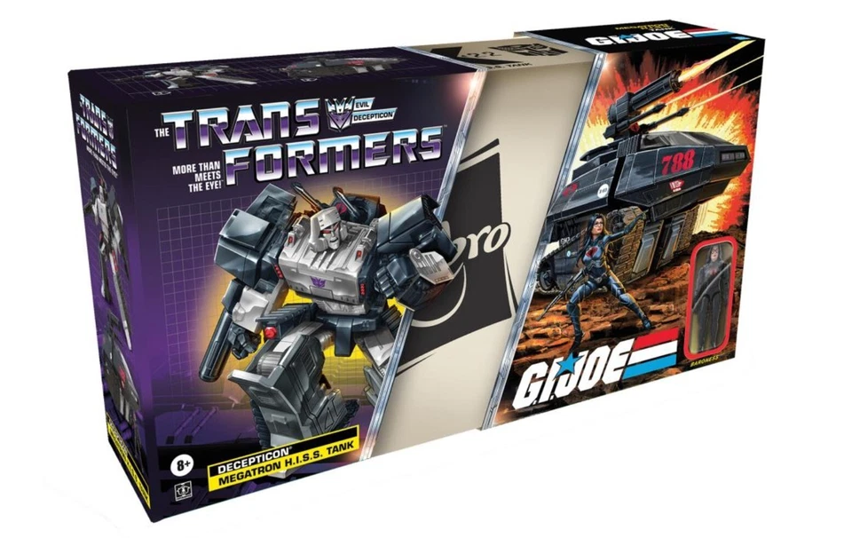 Transformers G.I. Joe x Transformers Megatron H.I.S.S. Tank & Baroness - Image 3 of 4