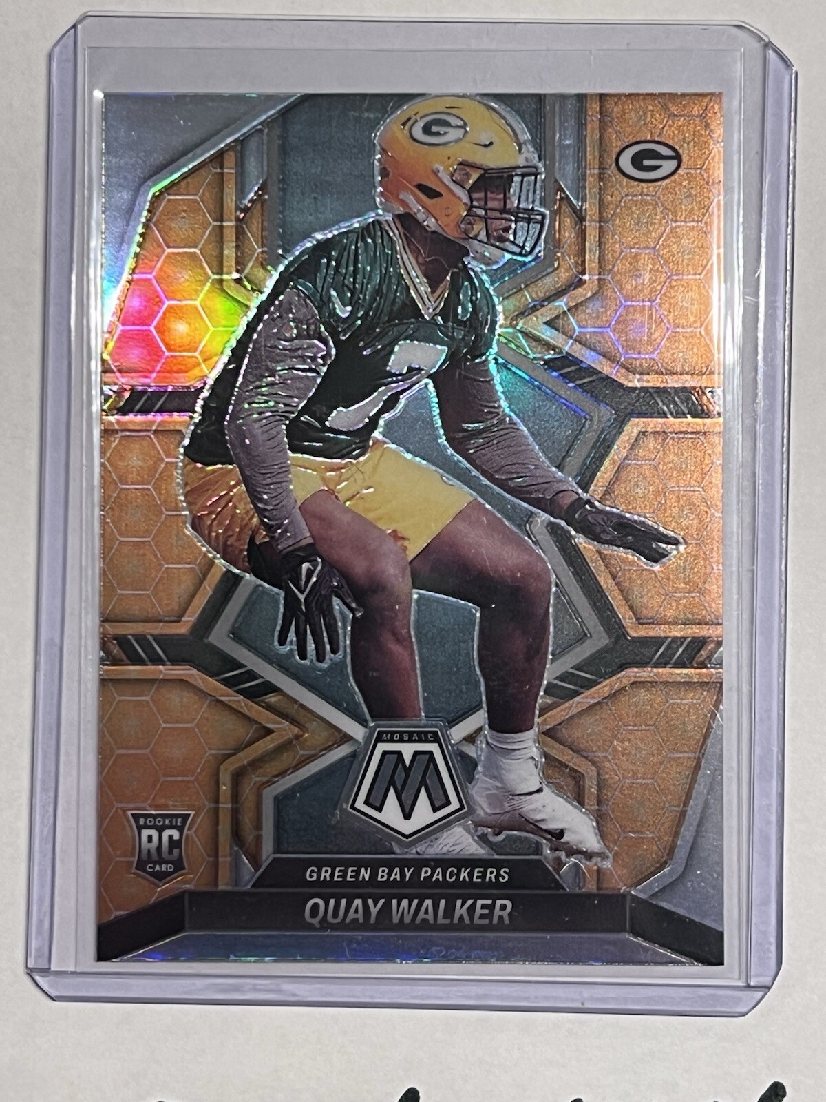 2022 Panini Mosaic #372 Quay Walker RC Rookie Honeycomb SSP