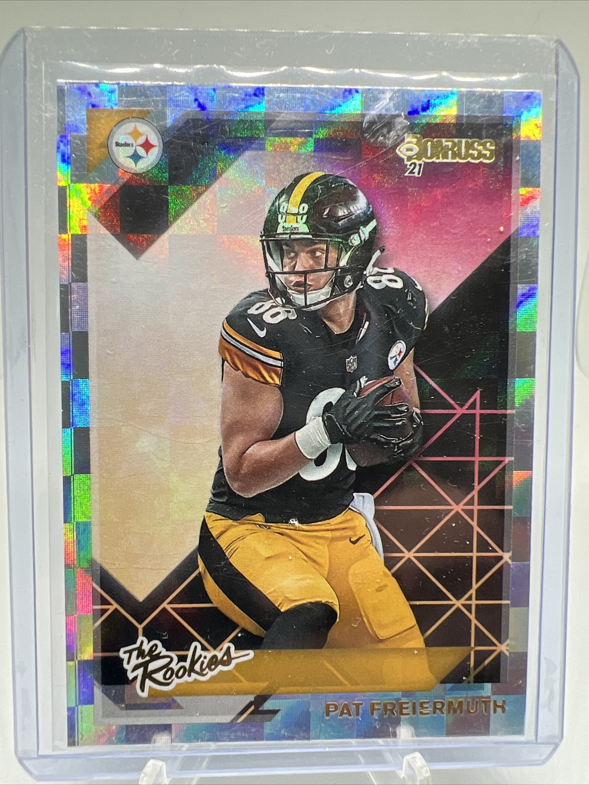 Pat Freiermuth 2021 Donruss The Rookies #TR-PFR  Pittsburgh Steelers RC