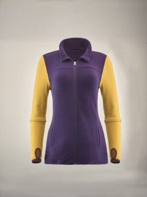 Jacke lila 44/46 Damen HEINE Fleecejacke kuschelweich UVP:79,99  P474